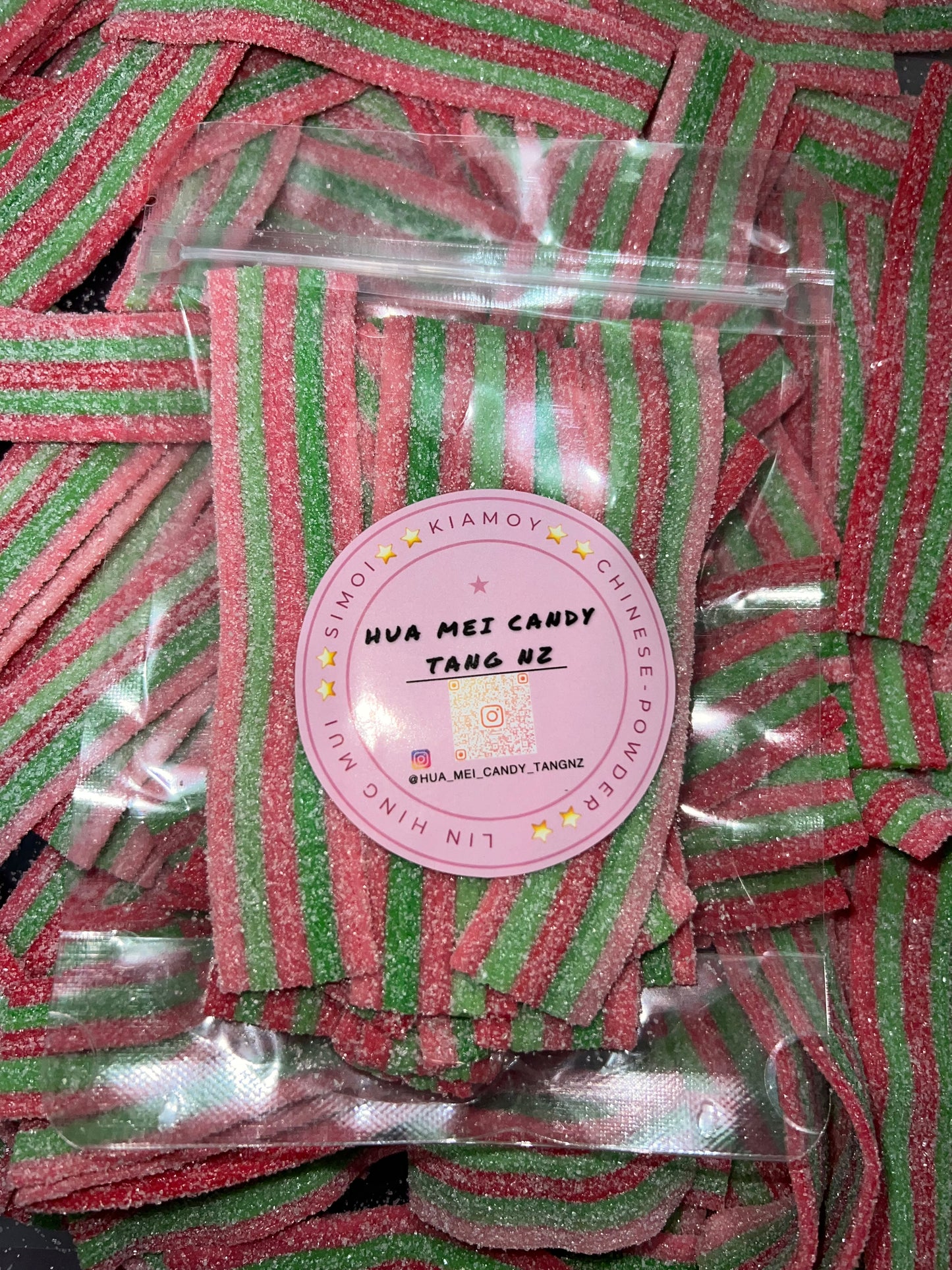 Simoi/ Li Hing Mui Watermelon Sour Straps